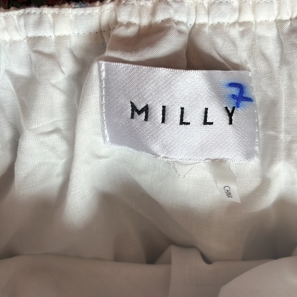 Milly Evelyn Cotton Embroidered Dress m - Picture 5 of 5